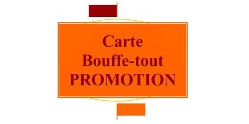 Carte Bouffe-tout PROMOTION